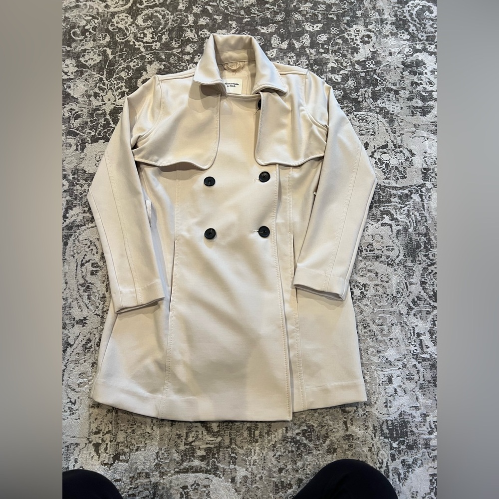 Abercrombie and fitch trench jacket